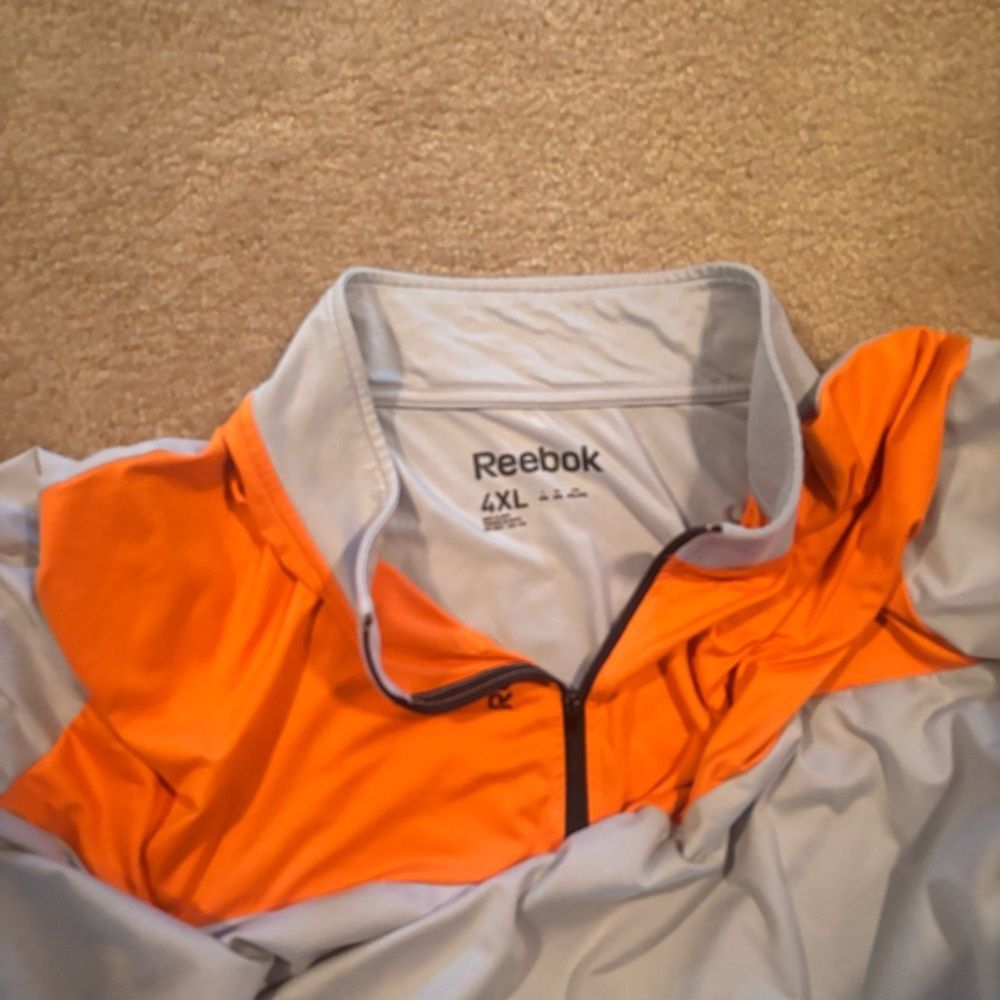 Vintage Reebook Quarter Zip Windbreaker